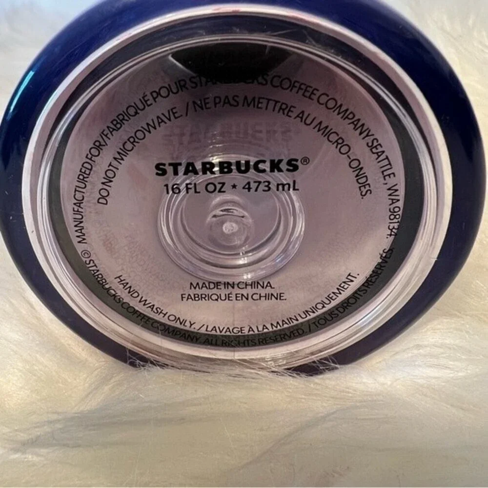 NWOT Starbucks 2019 Winter Holiday Theme Deer Fox Dove 16oz Travel Insulted Cup